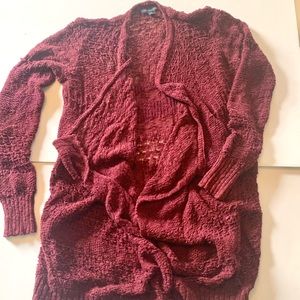 American Eagle Knit Long Sleeve Cardigan